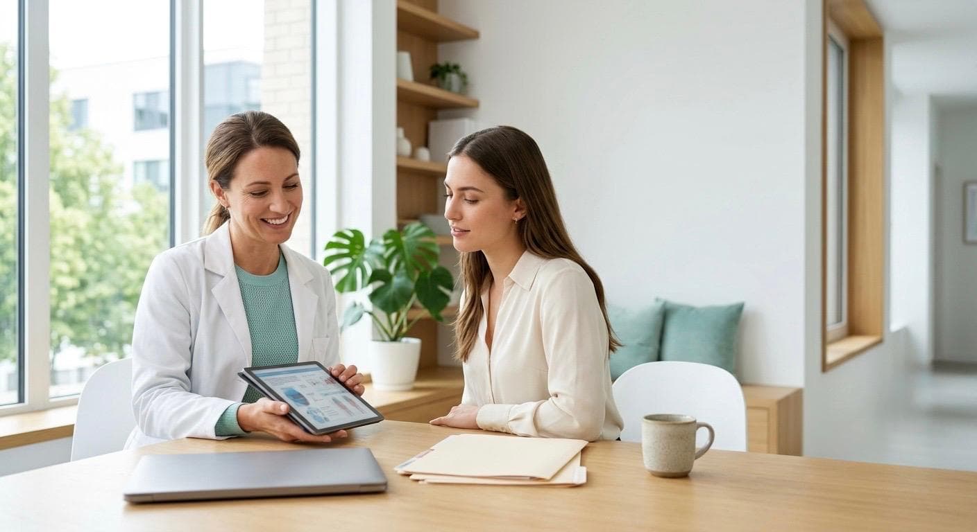 A patient consulting a verified doctor at no cost